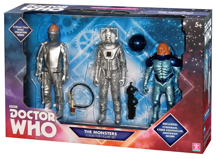 DOCTOR WHO THE SONTARANS COLLECTOR FIGURE SET LIMITED EDITION NEW BOXED 